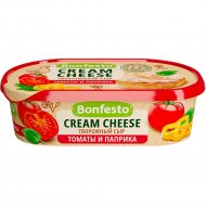 Сыр творожный «Bonfesto» Кремчиз, томаты и паприка, 65%, 140 г
