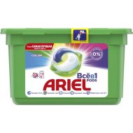 Капсулы для стирки «Ariel» растворимые, Liquid Capsules, Color, 12х19.5 г