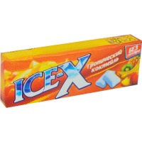 

Жев.резинка"ICE-X"(тропич.кокт,30*10шт)