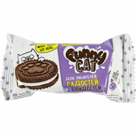 Пе­че­нье «Funny cat» са­хар­ное с какао, 42 г