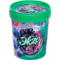 

Мороженое "ЭКЗО"(черника, ежевика)520г.