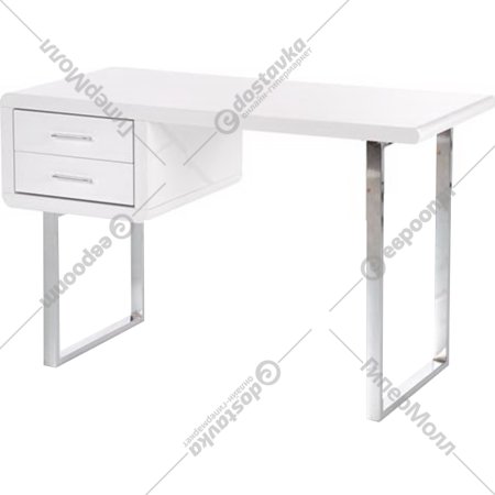 Компьютерный стол «Halmar» B-30, белый/хром