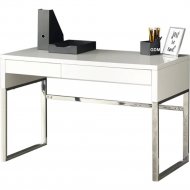 Компьютерный стол «Halmar» B-32, белый/хром