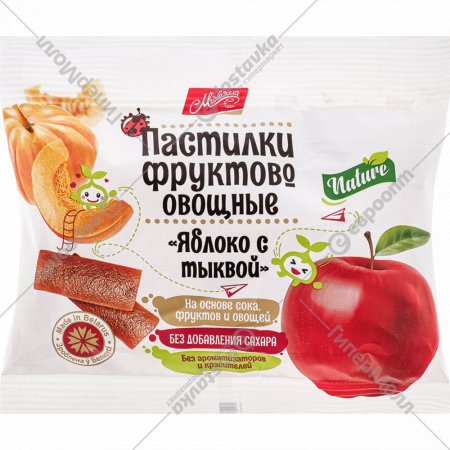 Пастилки фруктово-овощные «Михаэлла» Яблоко с тыквой, 70 г