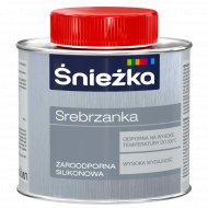 Эмаль «Sniezka» Srebrzanka Zaroodporna, серебряная, 0.5 л
