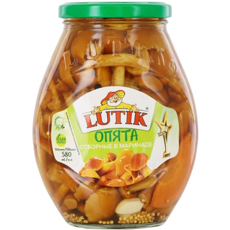 Опята консервированные Lutik отборные, маринованные, 530 г