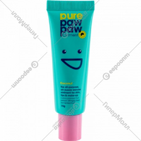Бальзам для губ «Pure Paw Paw» восстанавливающий, кокос, 15 г