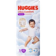Подгузники-трусики детские «Huggies» Ультра Комфорт, для мальчиков, р.5, 42 шт
