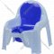 Горшок-стульчик «Альтернатива» М1326, голубой