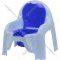 Горшок-стульчик «Альтернатива» М1326, голубой