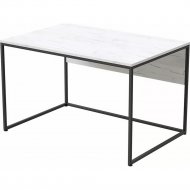 Письменный стол «Millwood» Лофт Бейрут ДТ-2, ЛДСП дуб белый крафт/черный, 120х80х74 см