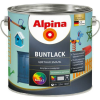 

Эмаль "ALPINA" (Buntlack,база 1)2.38л