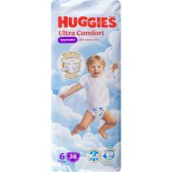 Подгузники-трусики детские «Huggies» Ультра Комфорт, для мальчиков, р.6, 38 шт