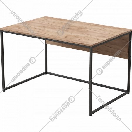 Письменный стол «Millwood» Лофт Бейрут ДТ-2, ЛДСП дуб табачный крафт/черный, 120х80х74 см
