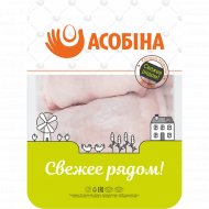 Бедро цыпленка-бройлера «Асобiна» охлажденное, 1 кг, фасовка 0.9 - 1.2 кг