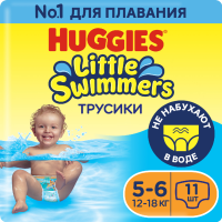 

Дет.тр-подг."HUGGIES"Lit.Swim(12-18кг)11