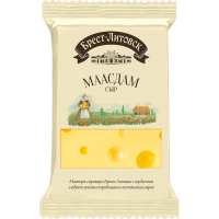 

Сыр"БРЕСТ-ЛИТОВСК МААСДАМ"(брус,45%)200г