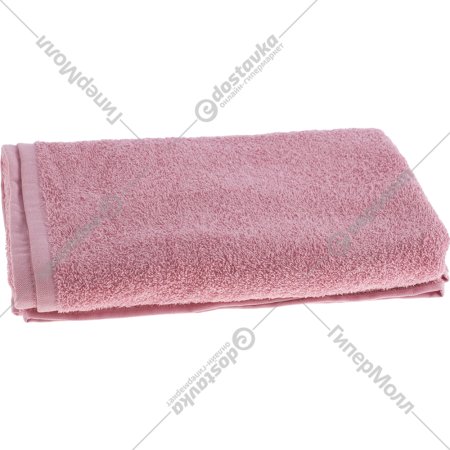 Полотенце «Sofen» махровое, Гладь, розовый, 70х140 см