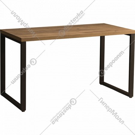 Письменный стол «Millwood» Лофт Каир ДТ-6, ЛДСП дуб табачный крафт/черный, 130х65х74 см