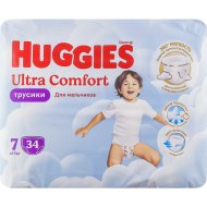 Подгузники-трусики детские «Huggies» Ультра Комфорт, для мальчиков, р.7, 34 шт