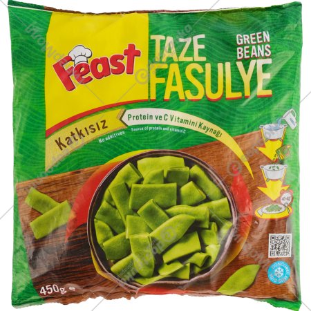 Фасоль зеленая «Feast» замороженная, 450 г