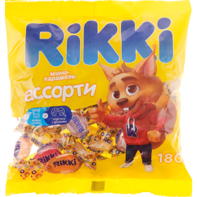 Ка­ра­мель «Rikki» мини ас­сор­ти, 180 г