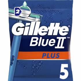 Од­но­ра­зо­вые муж­ские бритвы «Gillette» Blue II Plus, 5 шт