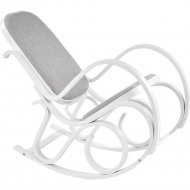 Кресло-качалка «Halmar» Max Bis Plus, серый/белый, V-CH-MAX-BIS-PLUS-FOT-BUJANY-BIALY