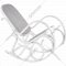 Кресло-качалка «Halmar» Max Bis Plus, серый/белый, V-CH-MAX-BIS-PLUS-FOT-BUJANY-BIALY