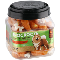 

Лакомства соб."GREEN QZIN"(кур.мясо)750г