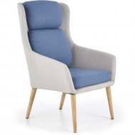 Кресло «Halmar» Purio, светло-серый/синий