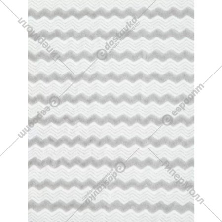 Плед «TexRepublic» Absolute Зигзаг двухцветный Flannel, 92574, серый, 200x220 см