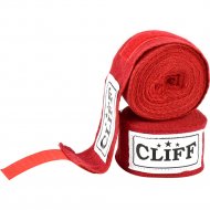 Бинты боксерские «Cliff» красный, 3 м