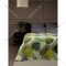 Плед «TexRepublic» Absolute Монстера и папоротник Фланель, 59753, оливковый/зеленый, 180x200 см