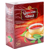 

Чай черн.байх.пак."ЦАРСКАЯ ЧАША"100х1.5г
