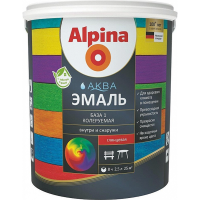 

Эмаль "ALPINA" (Аква,база 1)2.5л