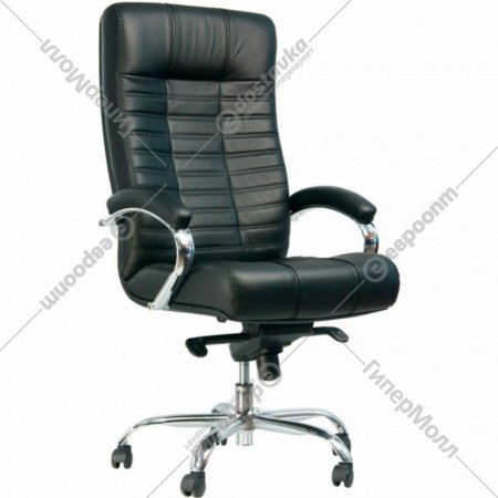 Компьютерное кресло «Everprof» Atlant Chrome, Triks 38, экокожа, черный