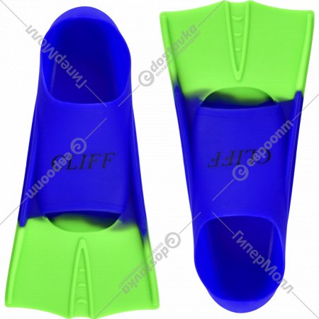 Ласты для бассейна «Cliff» BF11, размер 30-32, сине-зеленый