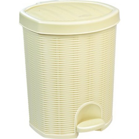 Мусорное ведро «Эльфпласт» Elegance, с педалью, EP336, бежевый, 11 л