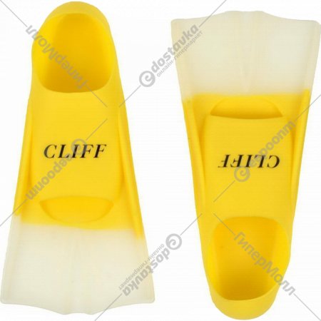Ласты для бассейна «Cliff» BF11, размер 33-35, желто-белый