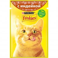 Корм для взрослых кошек «Friskies» с индейкой в подливе, 85 г