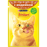 

Корм "FRISKIES" (индейка в подливе) 85г