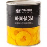 Ананасы консервированные «Fish» кольца в сиропе, 850 г