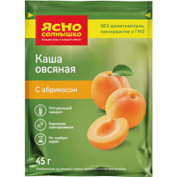 

Каша"ЯСНО СОЛНЫШКО"(овсян,б/п,абрик) 45г