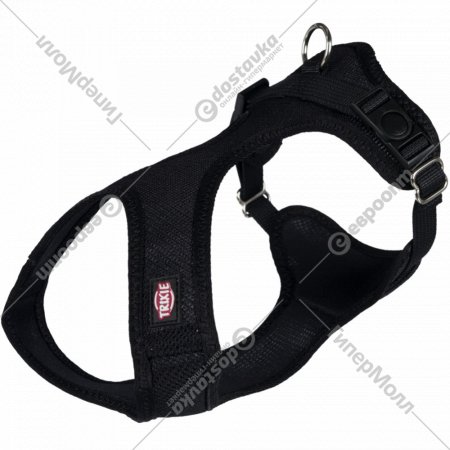Шлея «Trixie» Soft harness, мягкая, 30–45 смх15 мм, черный.