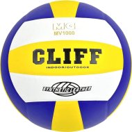 Мяч волейбольный «Cliff» 5 размер, PU, бело-желто-синий