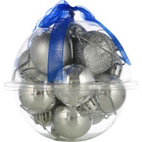 

Шар новогодн(1.2х3см,арт.CAN201120)сереб