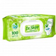 Влажная туалетная бумага «Dr.Skipp» с экстрактом ромашки и молочной кислотой, 100 шт