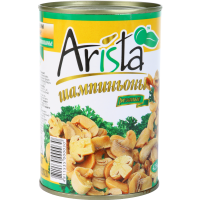 

Шампиньоны "АРИСТА"(конс,резанные) 425мл