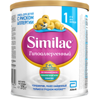 

Смесь "SIMILAC"(гипоаллергенный 1) 375г
